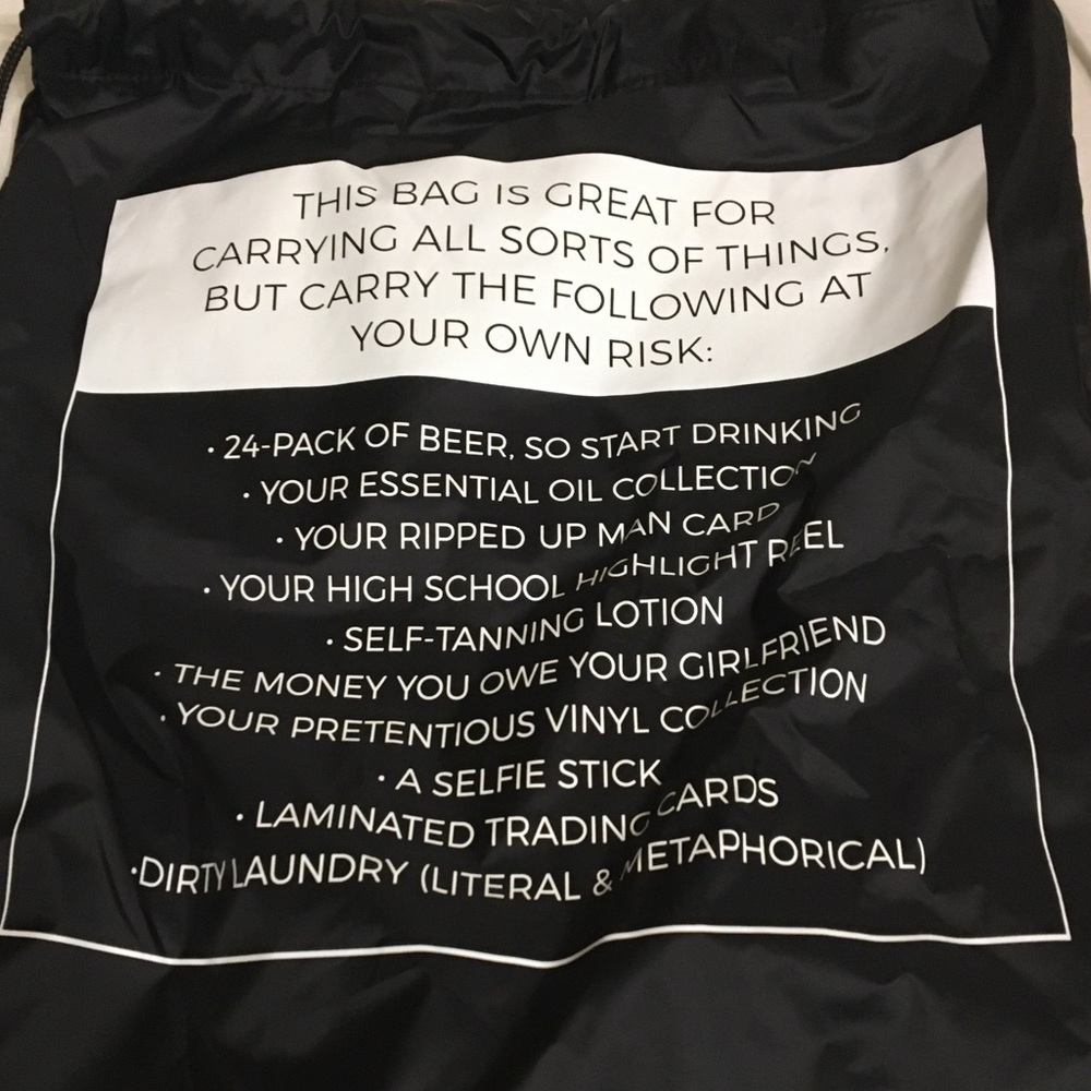 New Travis Mathew Drawstring Backpack - Picture 10 of 11